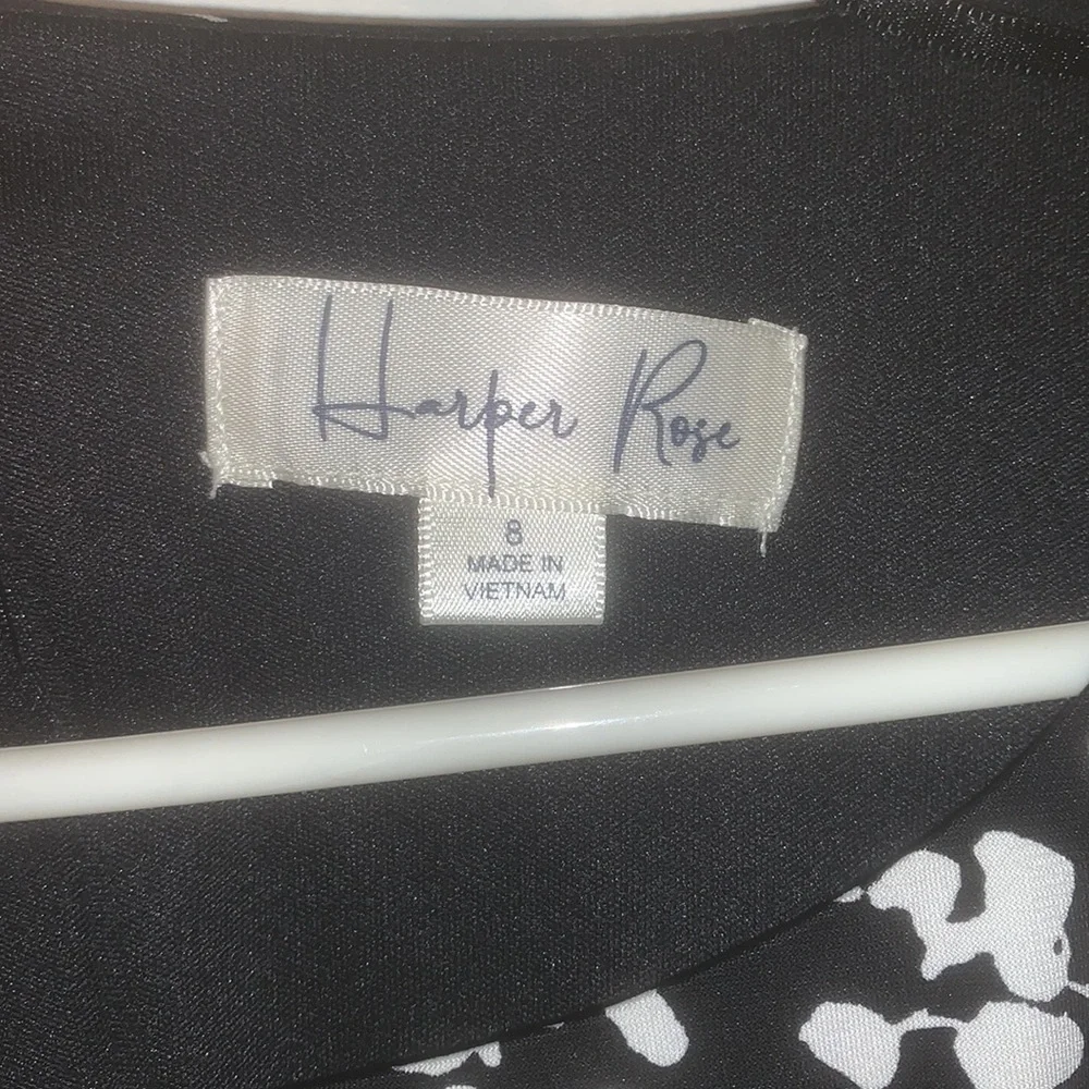 Harper Rose black and white floral dress - Picture 5 of 6